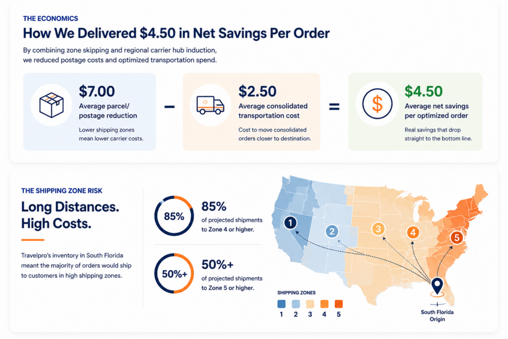 fulfillment shipping cost savings